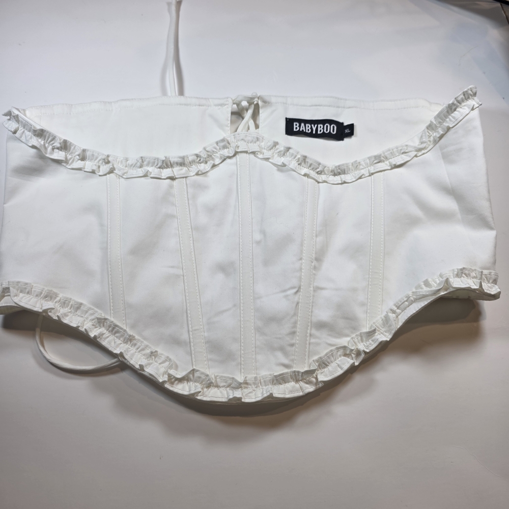 Babyboo Elegant White Corset Shapewear